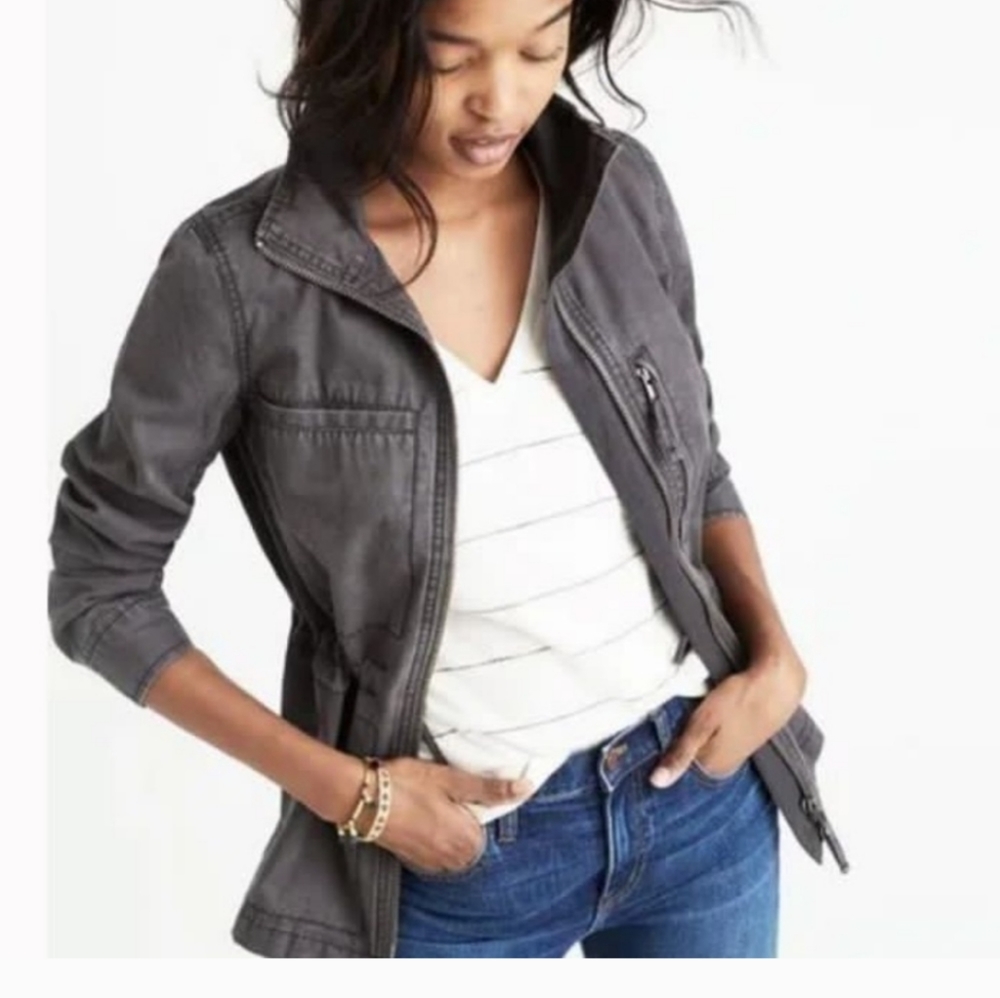 Madewell military inspired jacket size medium
